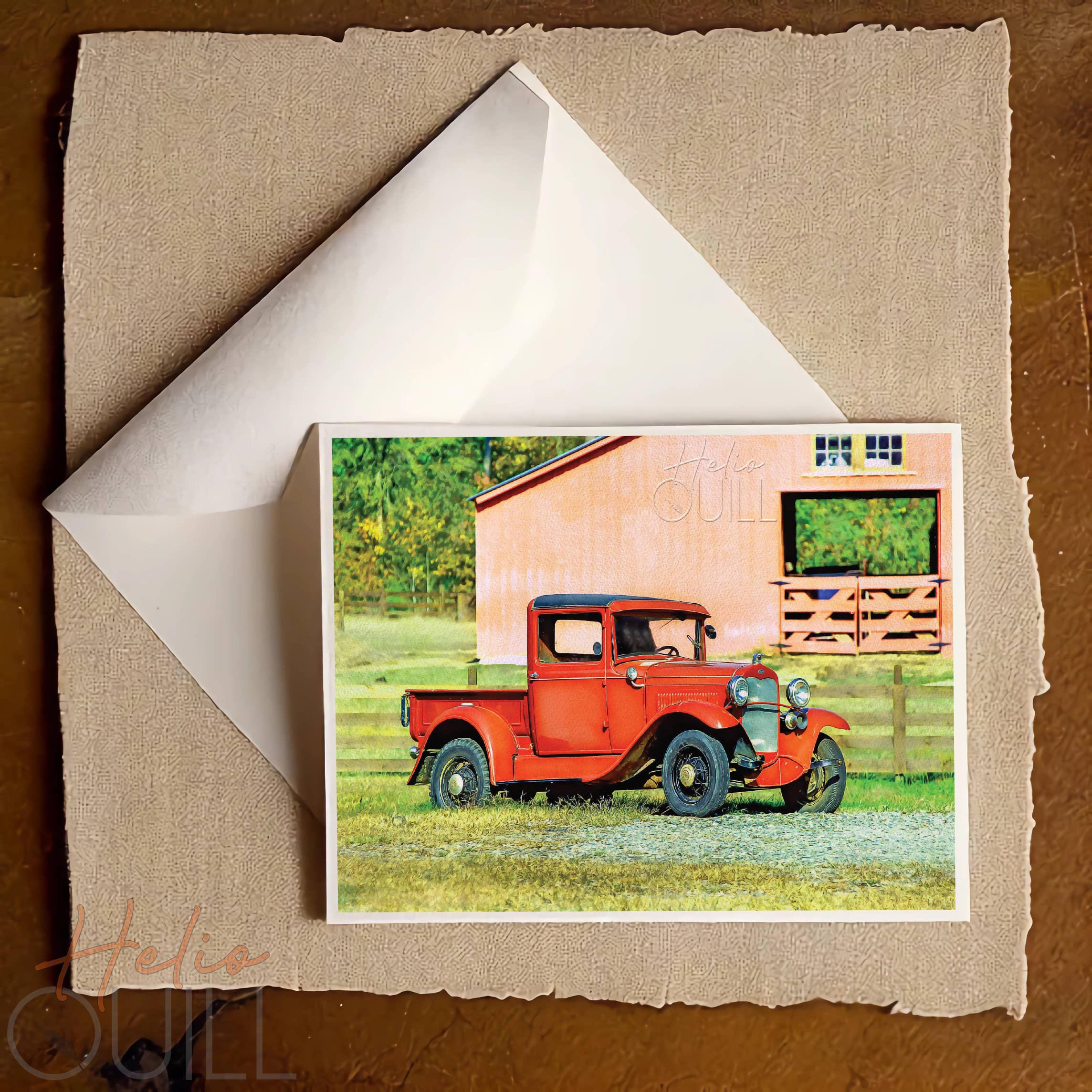 Helio Quill - Wholesale Everyday Greeting Card - Classic Cars and Trucks Greeting Card 12 Pack1