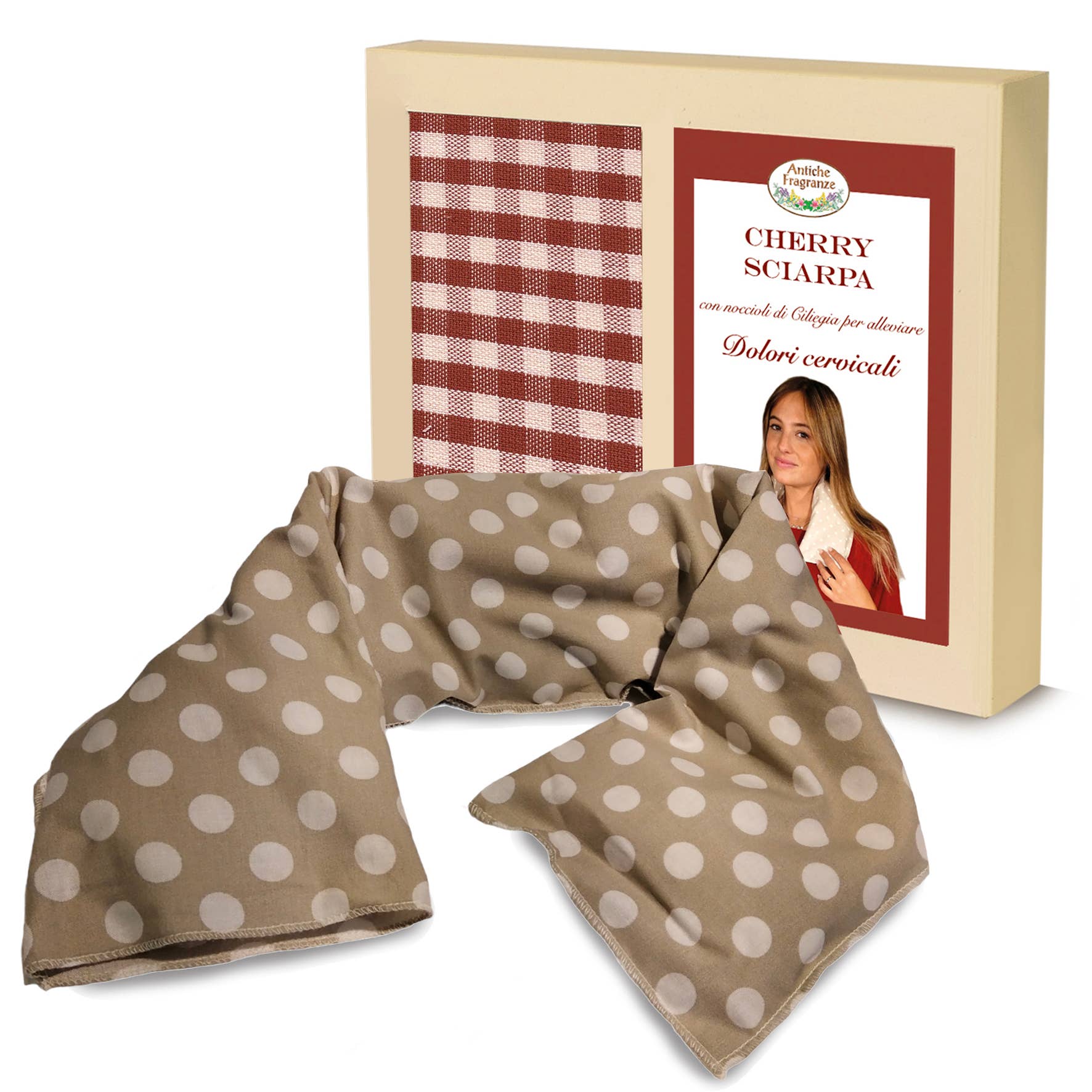 ANTICHE FRAGRANZE - Wholesale Hot/Cold Compress - CHERRY PITS — CERVICAL AREA0