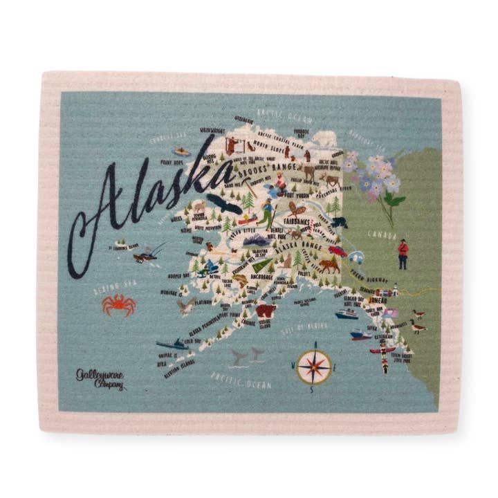 Alaska Swedish Towel for wholesale by Galleyware