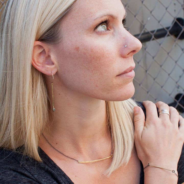 Tumbleweed Shop and Studio LLC – Engroshandel Halskæde med vedhæng – Enkelt Bar halskæde1