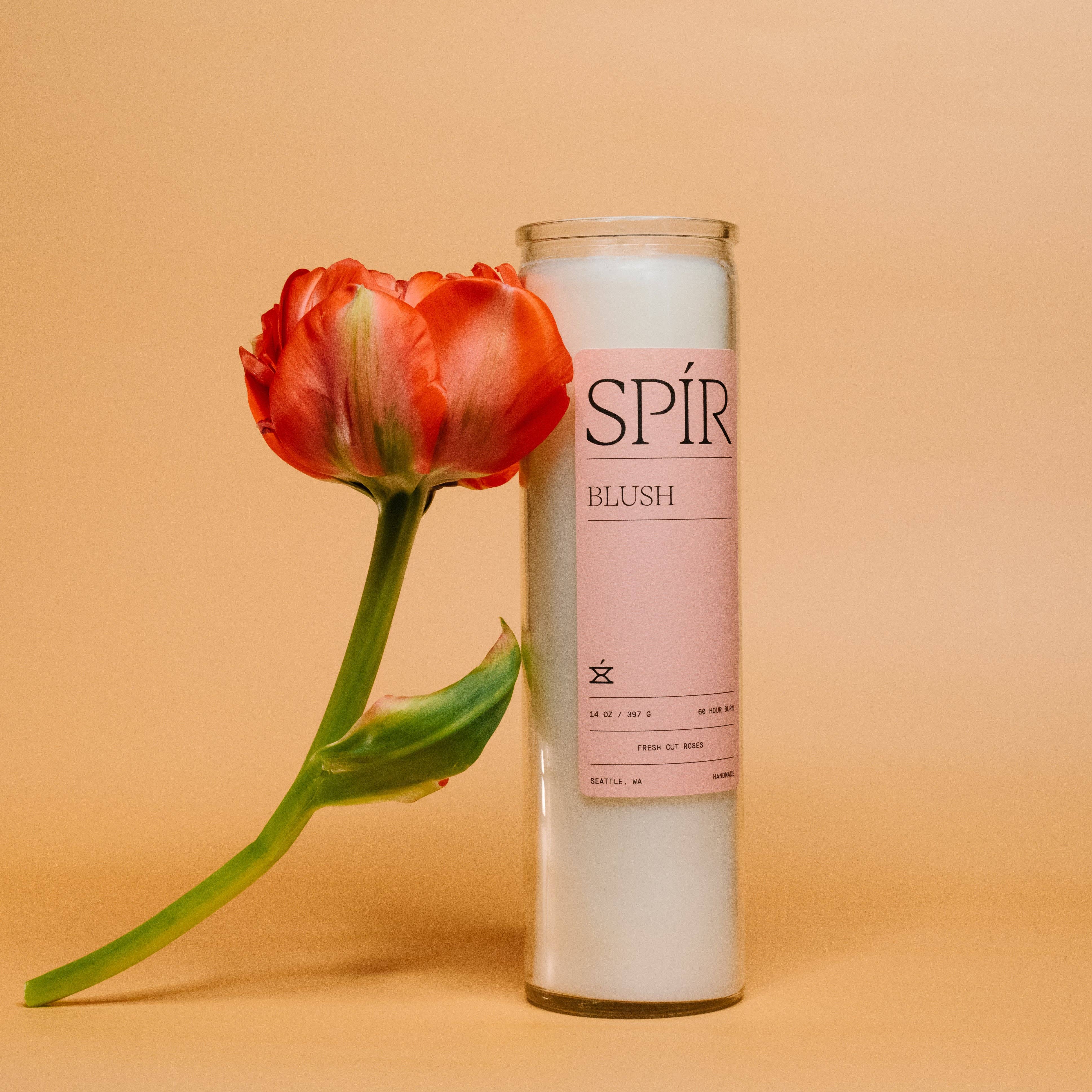 Spír Candle Co. - Wholesale Votive Candle - Blush – 14 oz Candle1