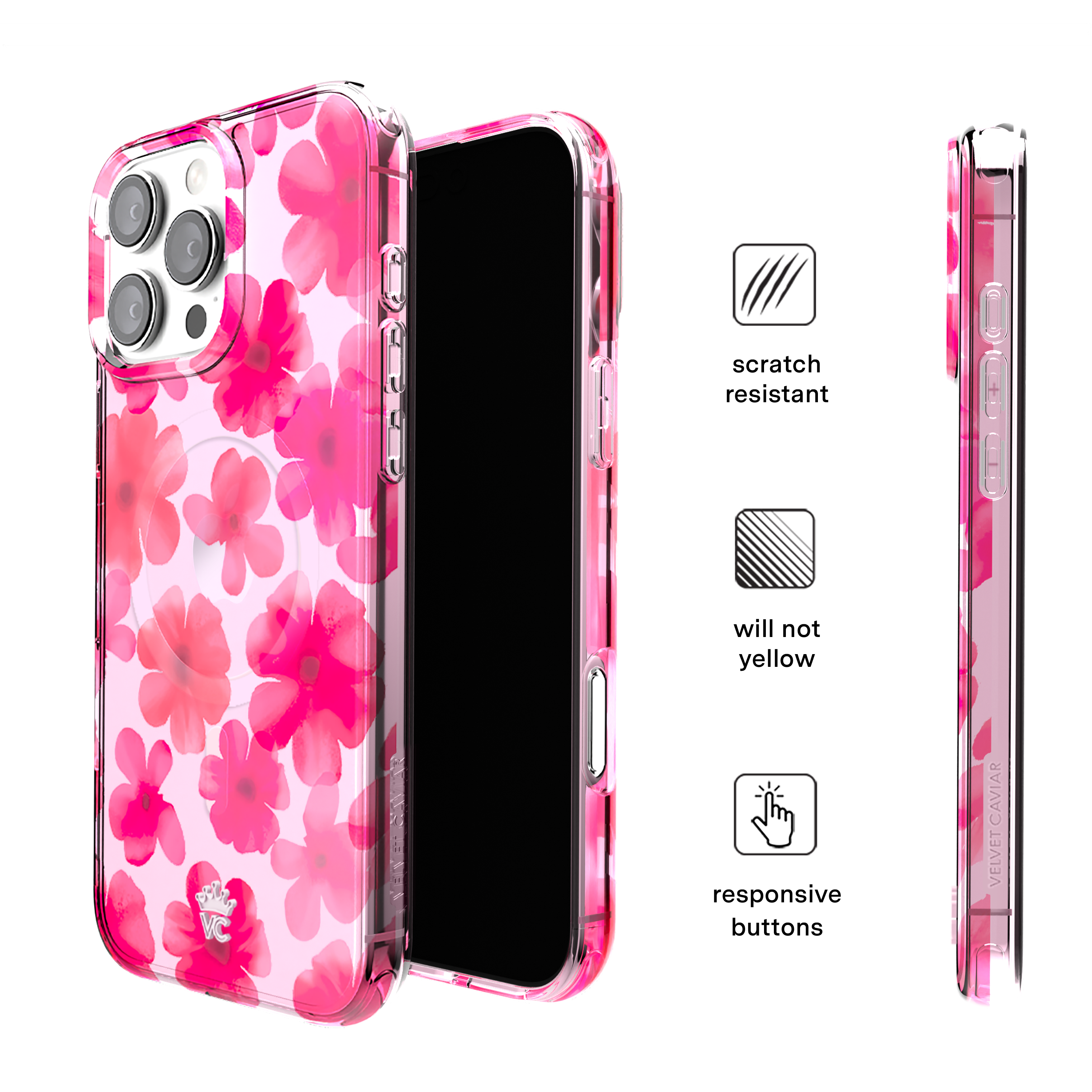 VELVET CAVIAR - Wholesale Phone Case - Women's -  iPhone 16 Pro MagSafe Case - Cherry Blossom
4