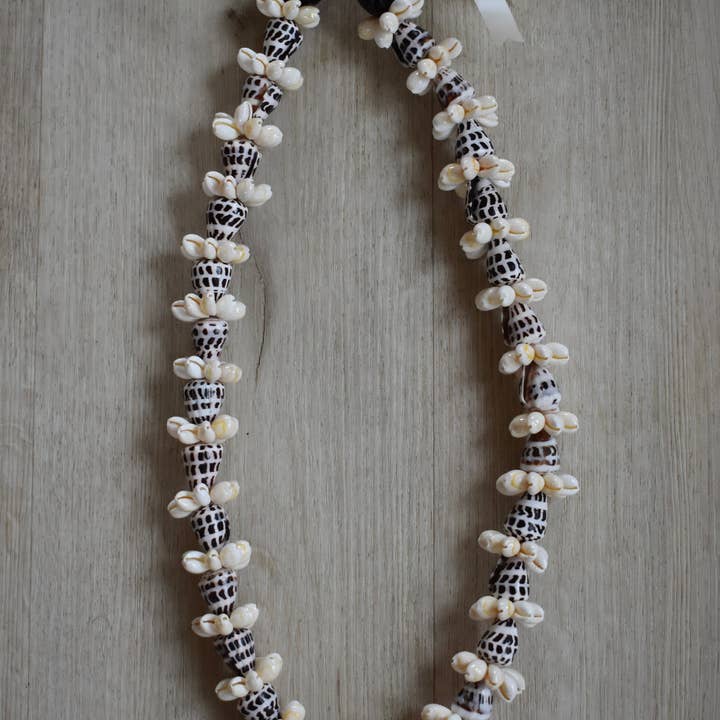 Hebrew Cone Shell + Cowrie Shell Lei for wholesale by Revel Sun Hawai'i