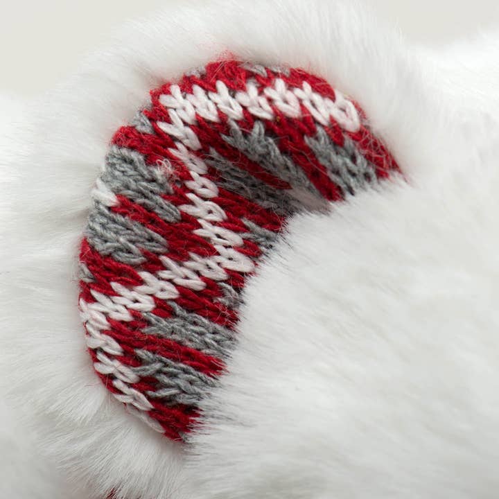 HuggleGroup - Wholesale Pet Plush Toy - Dog - Nordic Frost Squooshie™ Polar Bear Plush Dog Toy