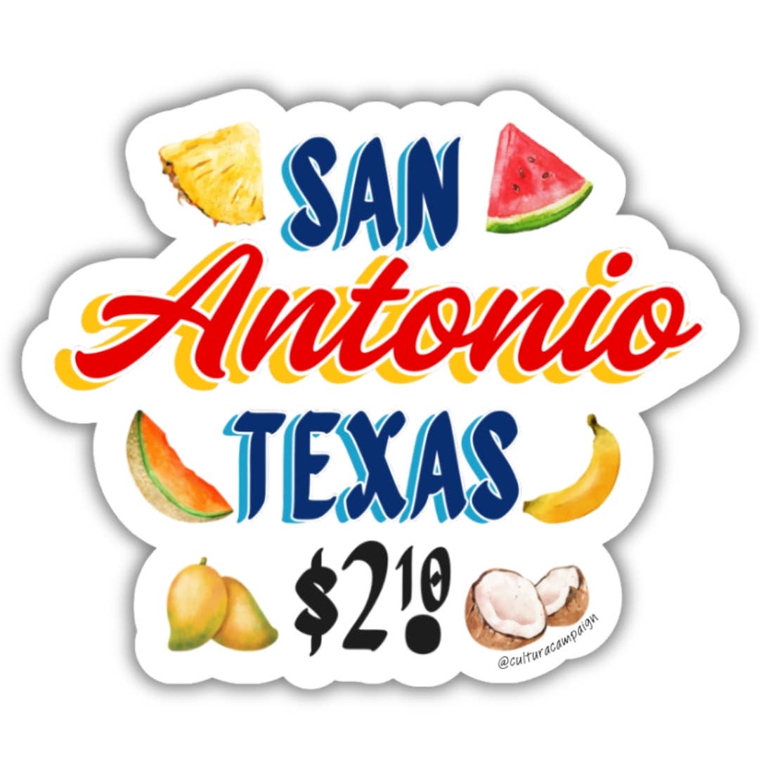 Cultura Campaign - Wholesale Sticker - San Antonio Frutería Sticker0