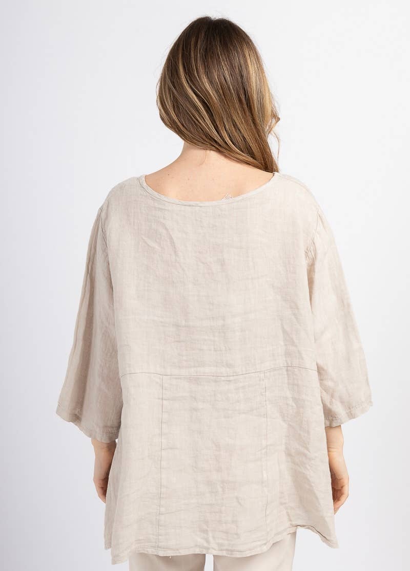 LINEN & COTTON HOUSE - Wholesale Tunic - Women's - 4238 TUNIC IN LINEN SPRING SUMMER CLOTHING 11