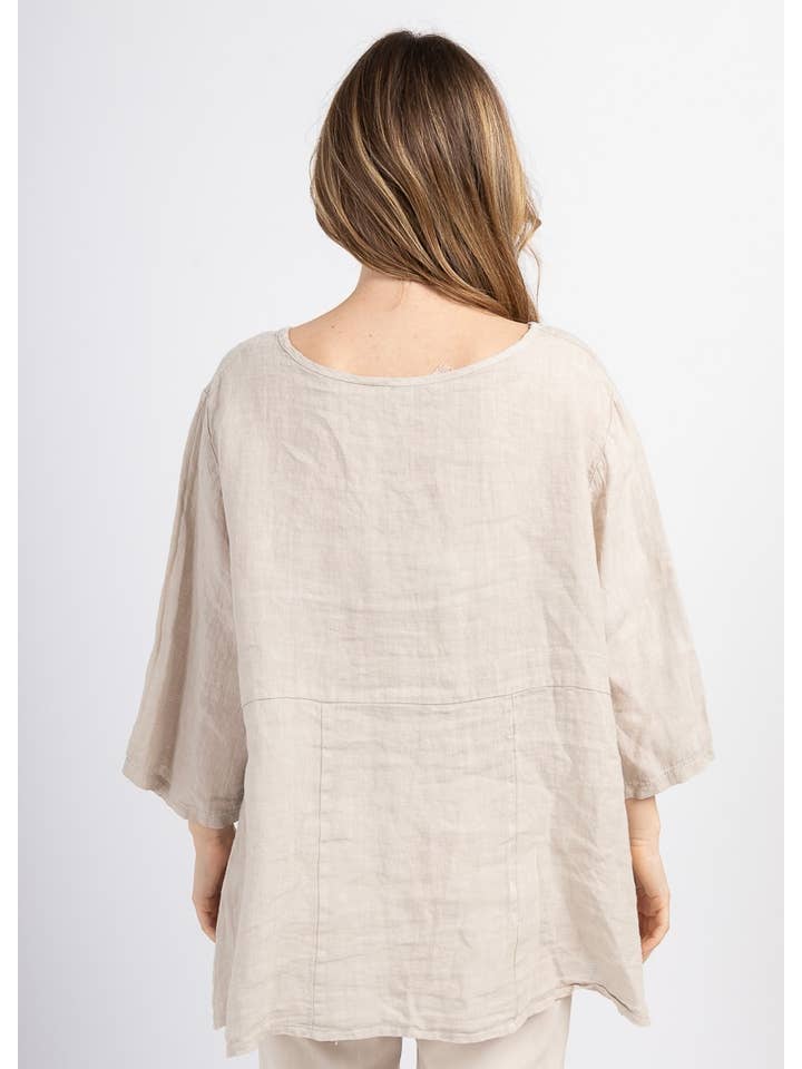 LINEN & COTTON HOUSE – Großhandel Tunika – Damen – 4238 TUNIKA AUS LEINEN FRÜHLINGS- UND SOMMERKLEIDUNG 11