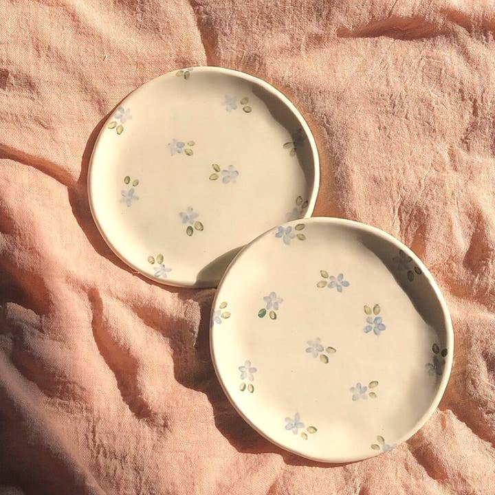 Erika Christine Ceramics - Wholesale Sieradenschaaltje - Forget Me Not Catchall Bord - Lichtblauw4