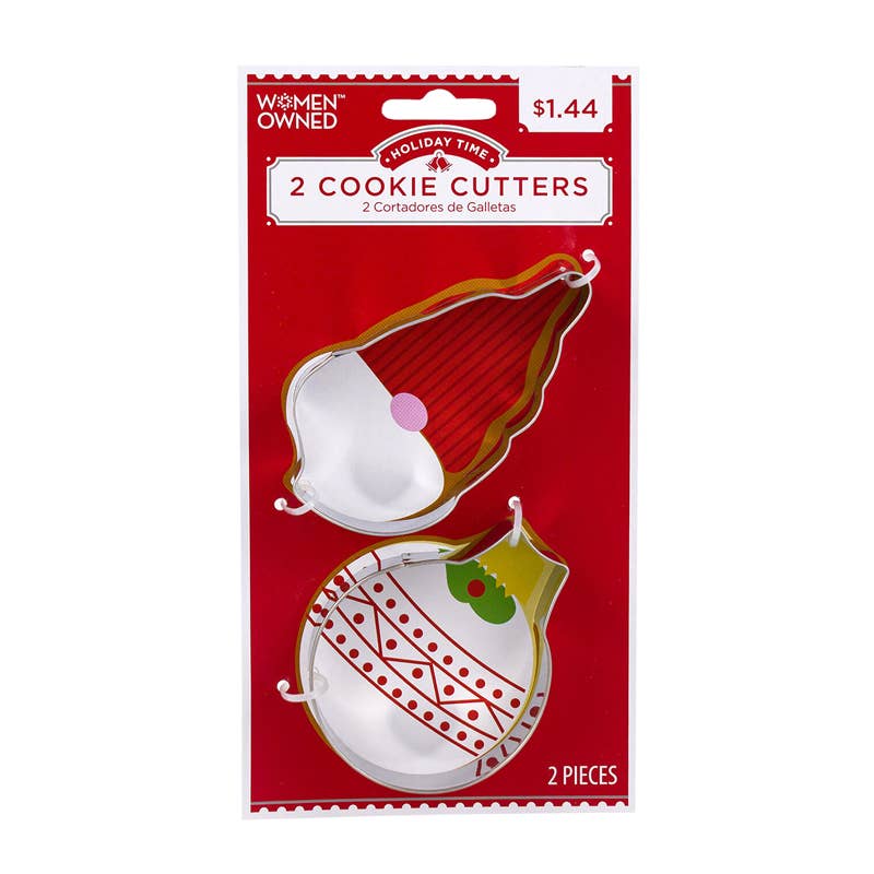 Deluxe Import Trading - Wholesale Uitsteekvorm - Kerstkoekjesvormpjes Kabouter & Ornament 2 st0