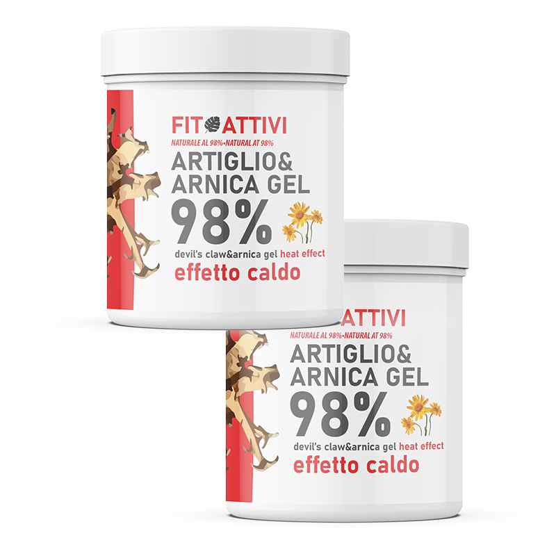 I Rimedi Dei Monaci© - Wholesale Pain Relief Spray/Cream - Artiglio&Arnica Warm Effect 98% Gel 2x550ml0