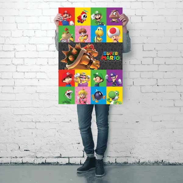 Close Up GmbH - Wholesale Poster - Nintendo Super Mario Poster Characters 61 cm x 91.5 cm4