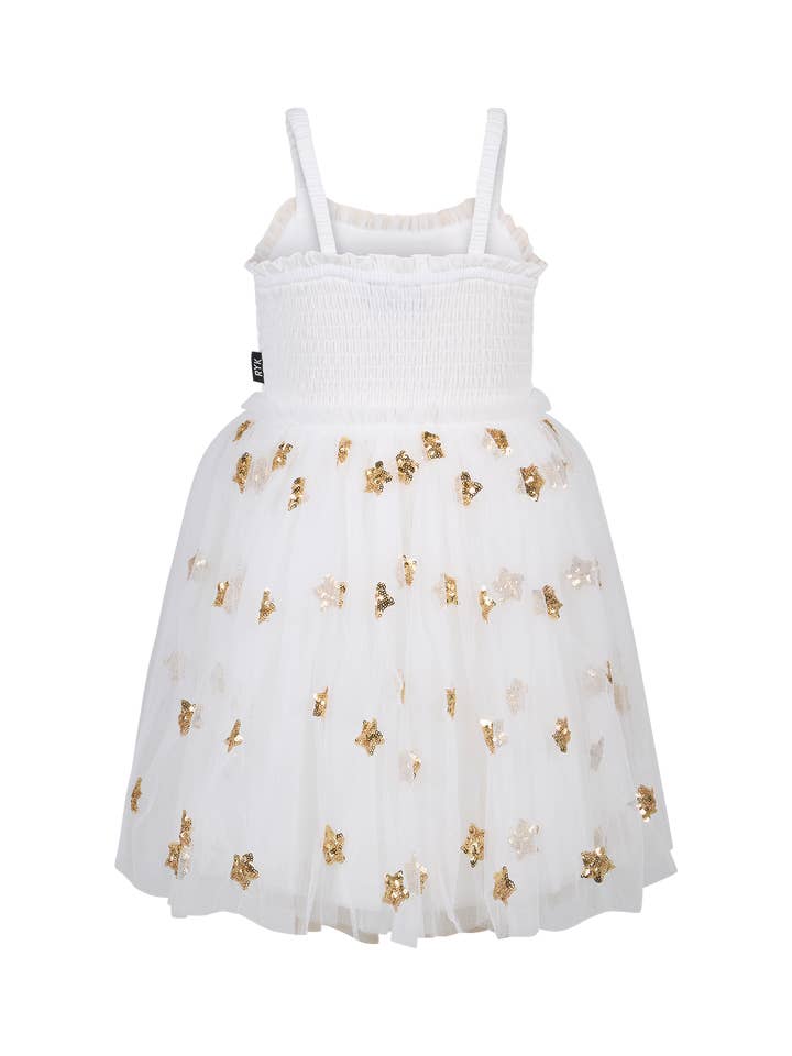 WISHES TULLE DRESS IN SNOW CONE STARS for wholesale on Faire7