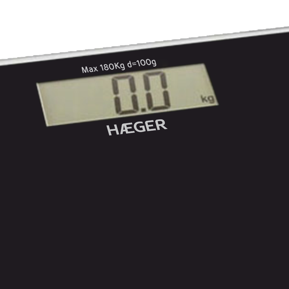 Haeger - Wholesale Scale - Digital toilet scale DARK - With batteries included1
