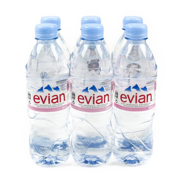 EVIAN NATURAL 50CL 6P para venta al por mayor de SWEDISHCANDY4U
