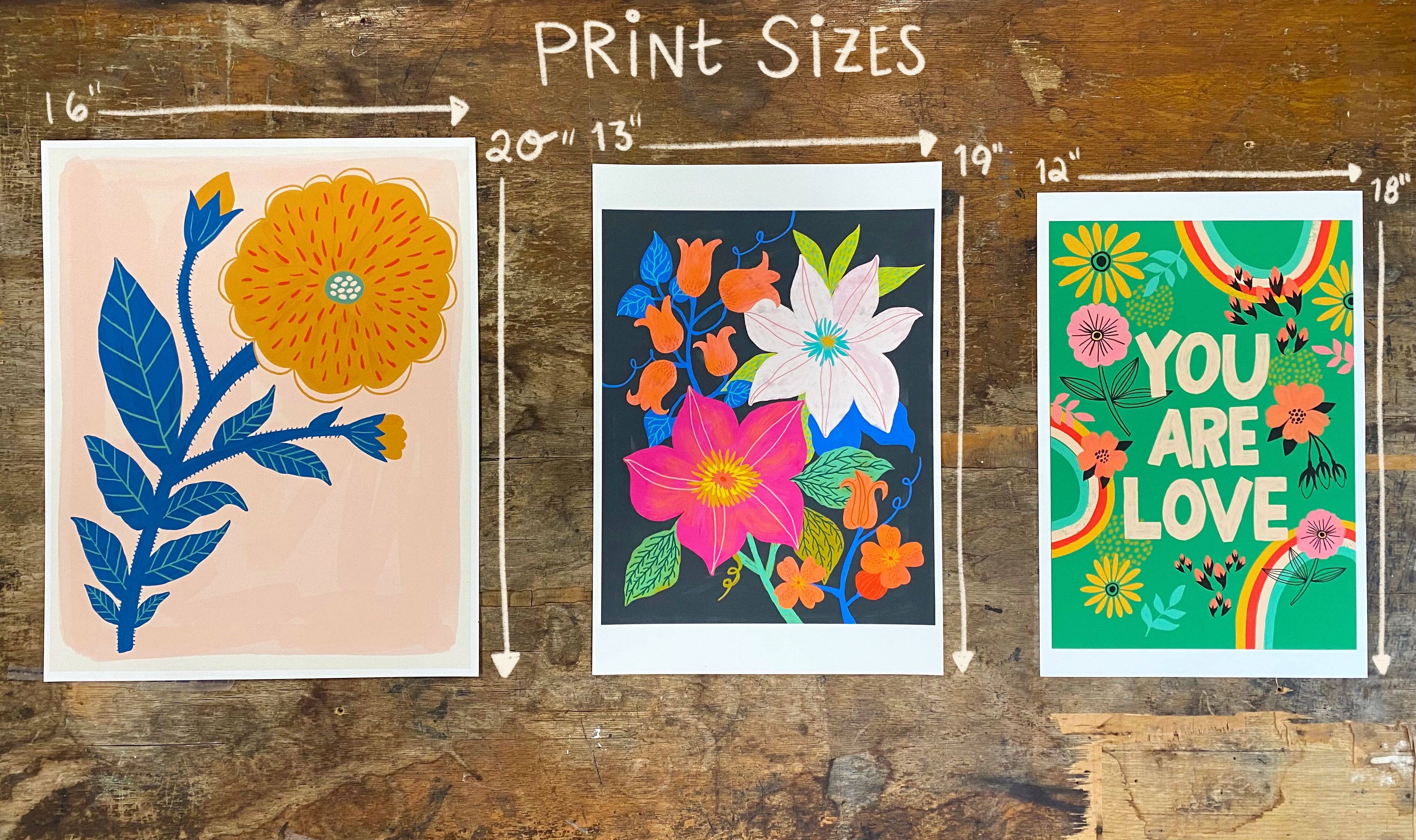 Dream Folk Studio - Wholesale Art Print - Flower Anatomy - Art Print4