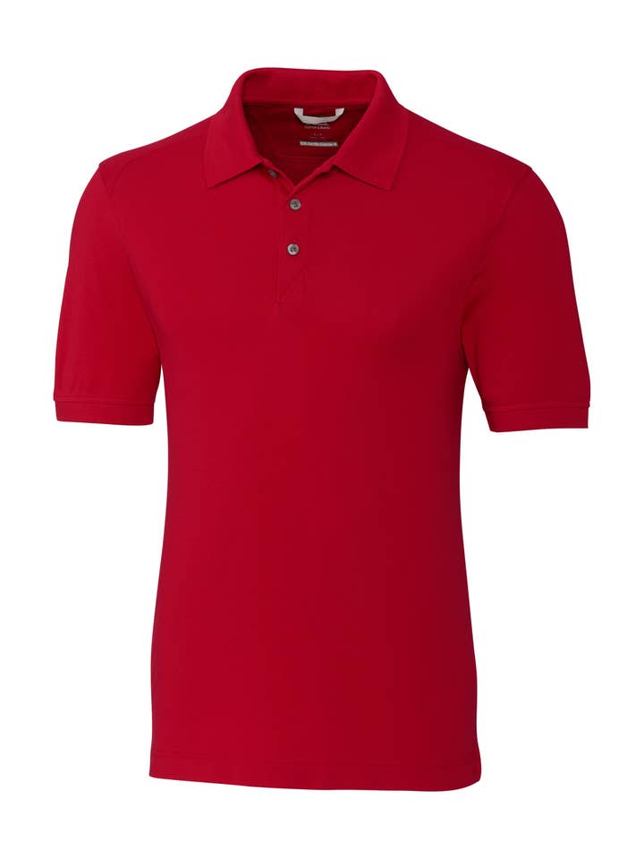 Cutter & Buck - Wholesale Polo - Men's - Cutter & Buck Advantage Tri-Blend Pique Mens Polo