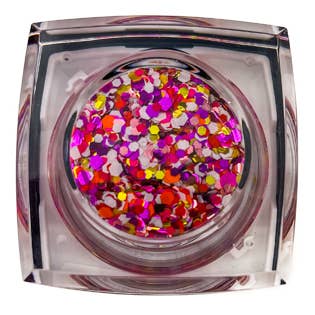 Tropical Treat Bolt Balm Chunky Glitter Gel por atacado de Elektra Cosmetics