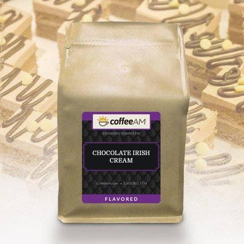 Chocolate Irish Cream Flavored Coffee for wholesale by CoffeeAM