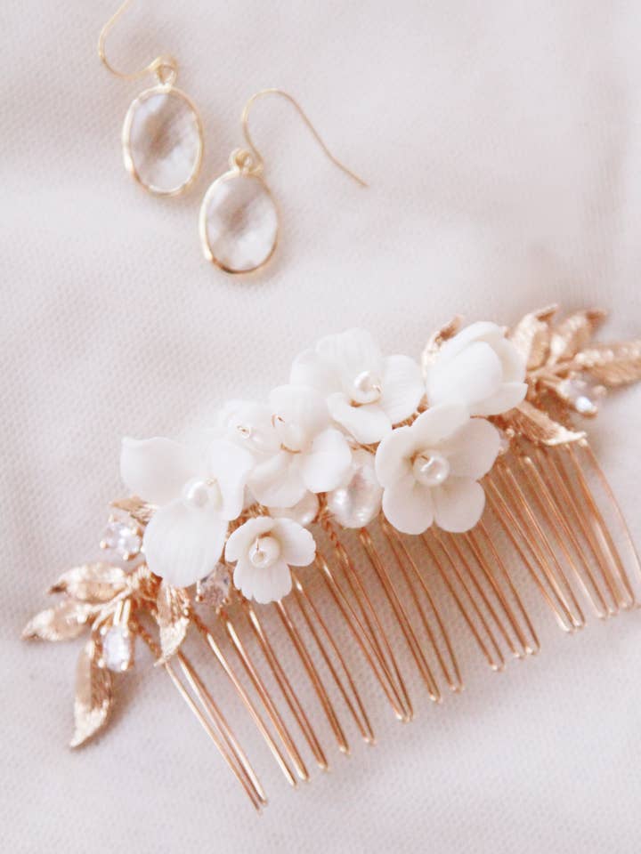 Peigne pour mariée "Sixtine" pour la vente par Lily in love