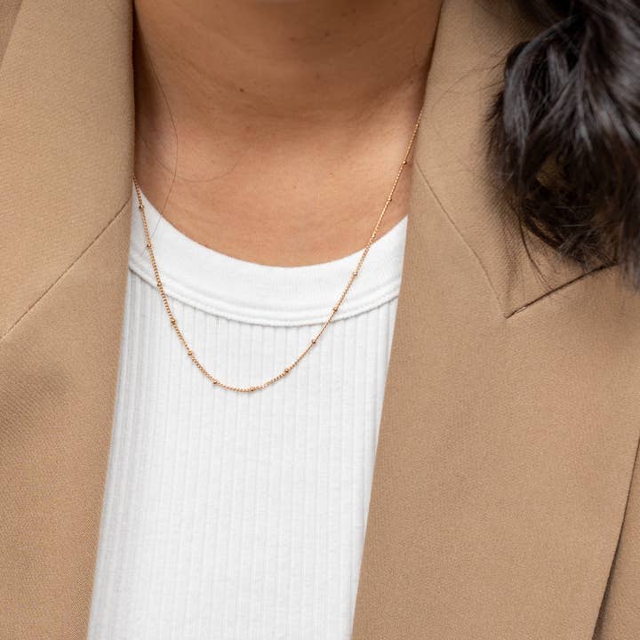 Harma Essentials Petite Satellite halsketting met kralen voor wholesale door Harma