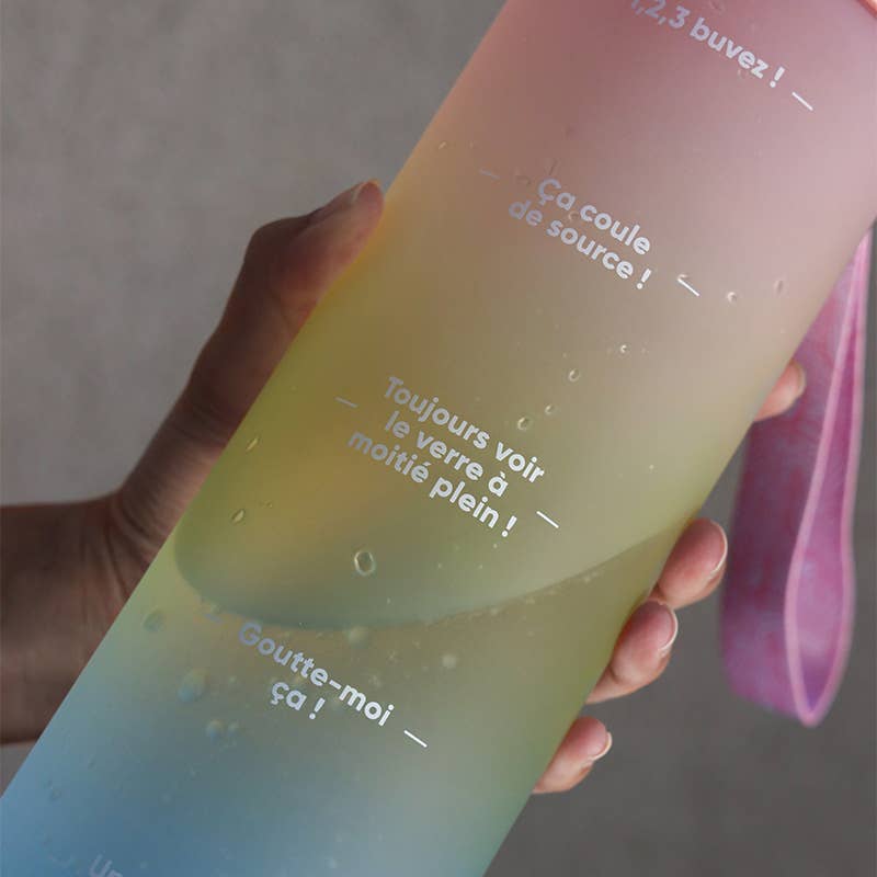 L'expressionist - Wholesale Water bottle - Moodtivation - Graduated bottle 💧4