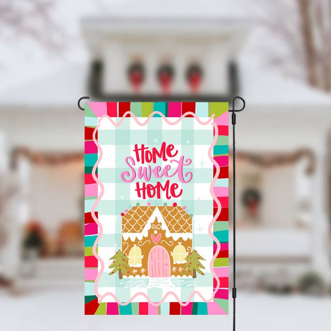 Hogar Dulce Hogar Bandera de Jardín de Jengibre para venta al por mayor de Doodles By Rebekah