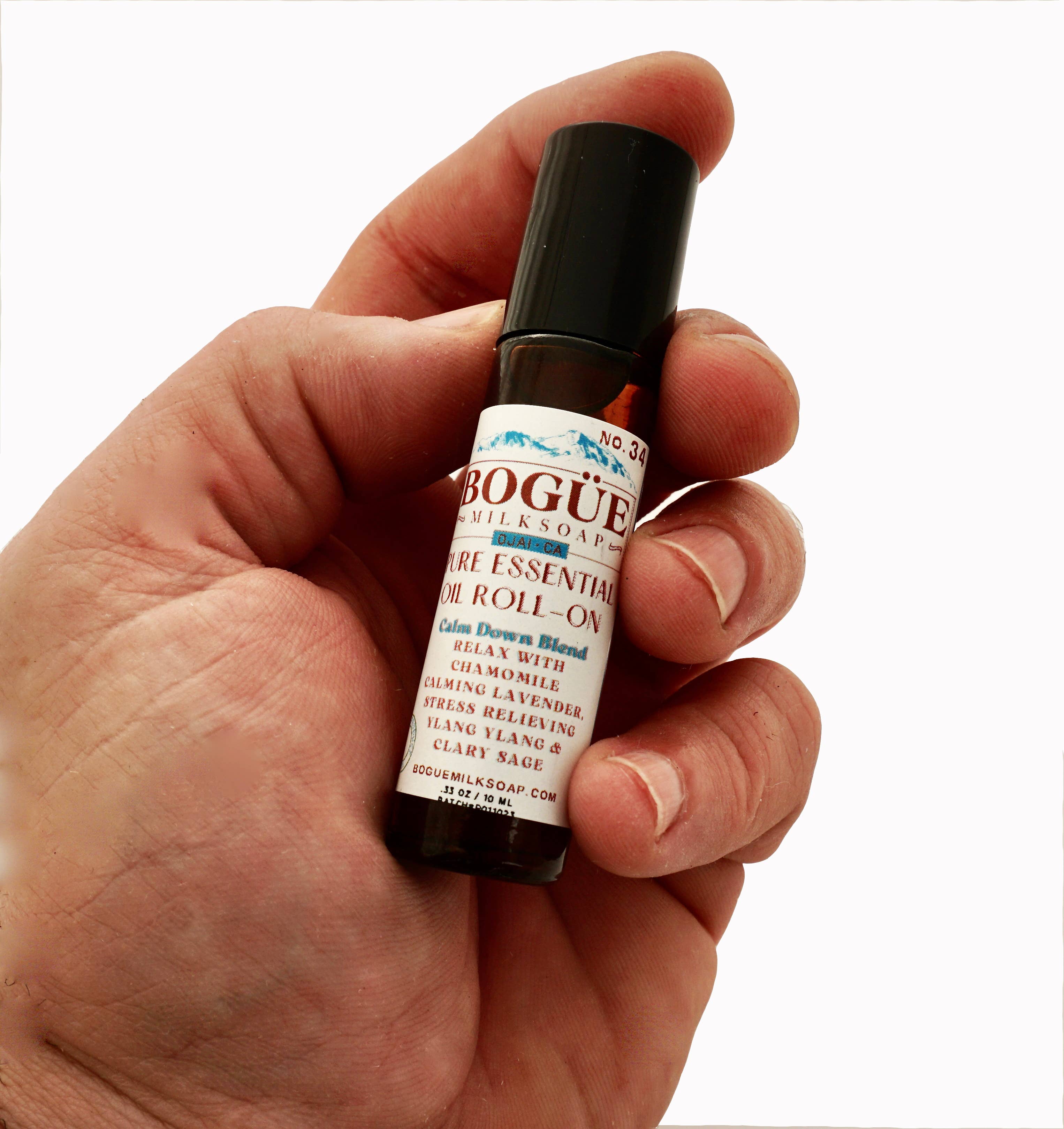 Bogue Milk Soap - Vendita all'ingrosso Olio essenziale roll-on - Olio essenziale puro roll-on WELLNESS No.34 Calm Down Blend2