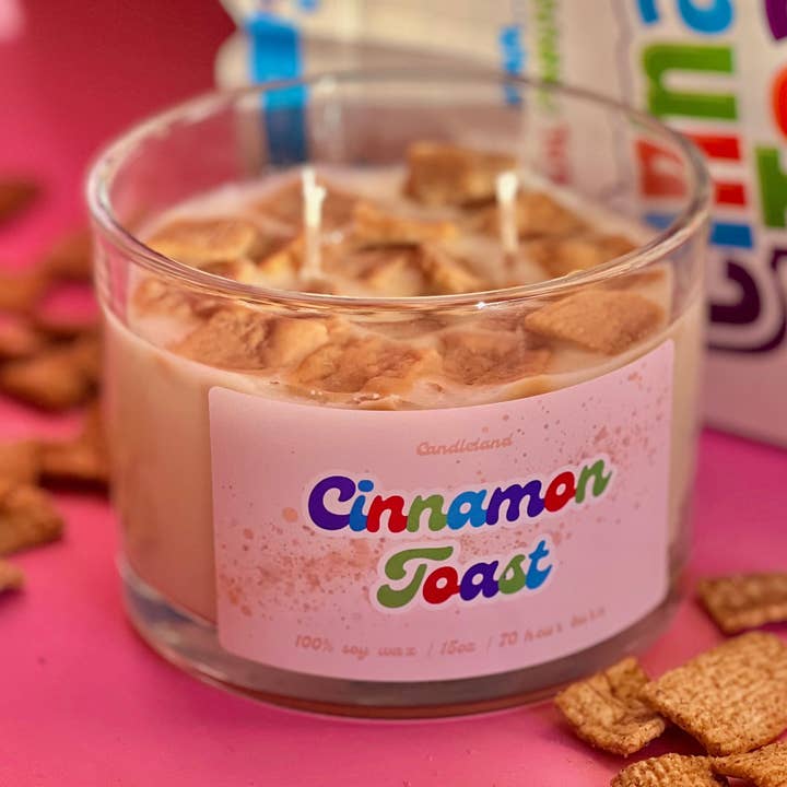 Candle Land – Großhandel Kerze im Glas / gefüllte Kerze – Zimt-Toast-Kerze | Von Cinnamon Toast Crunch inspirierte Kerze0