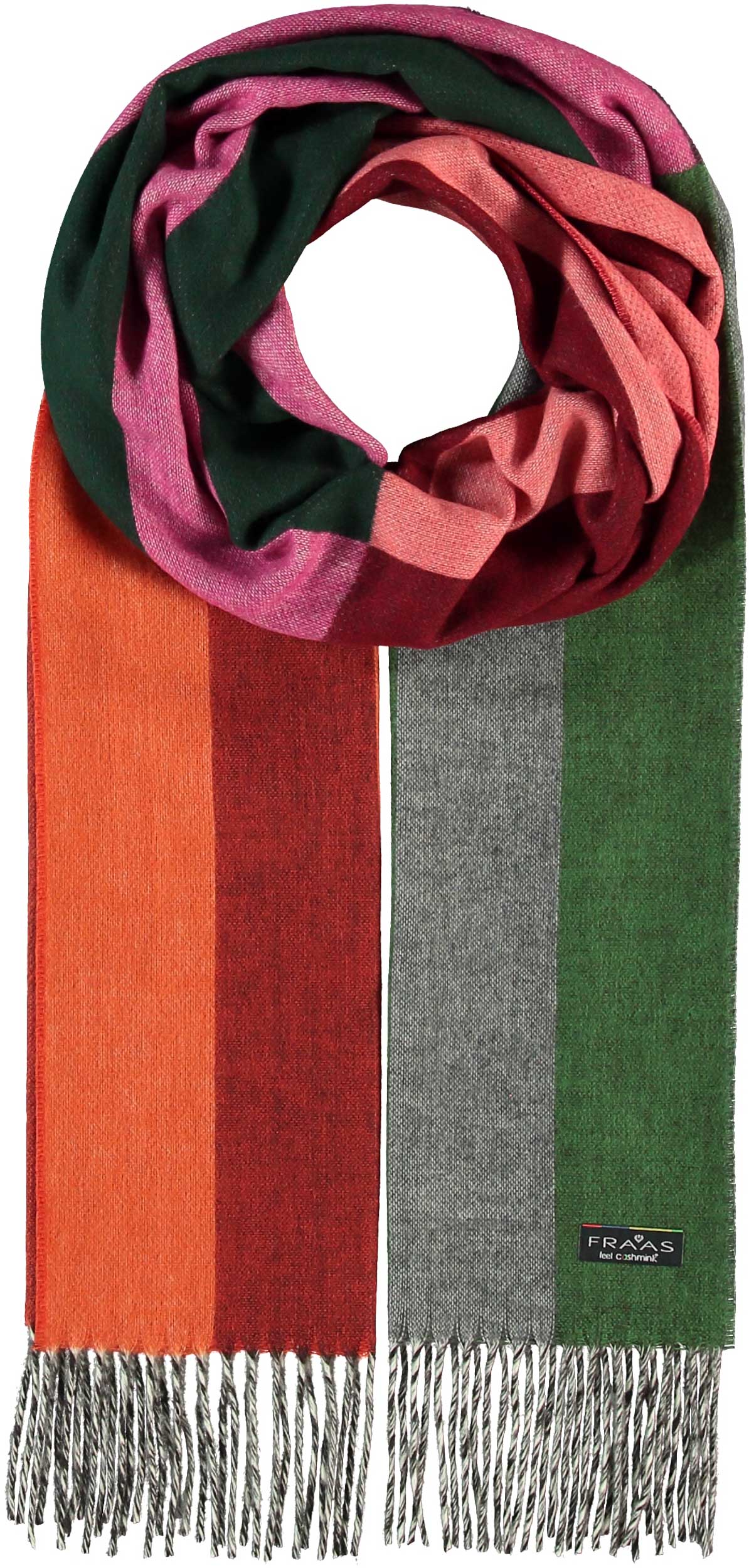 FRAAS - The Scarf Company - Wholesale Scarf - Women's - Artist Stripes Oversized Cashmink® Scarf3