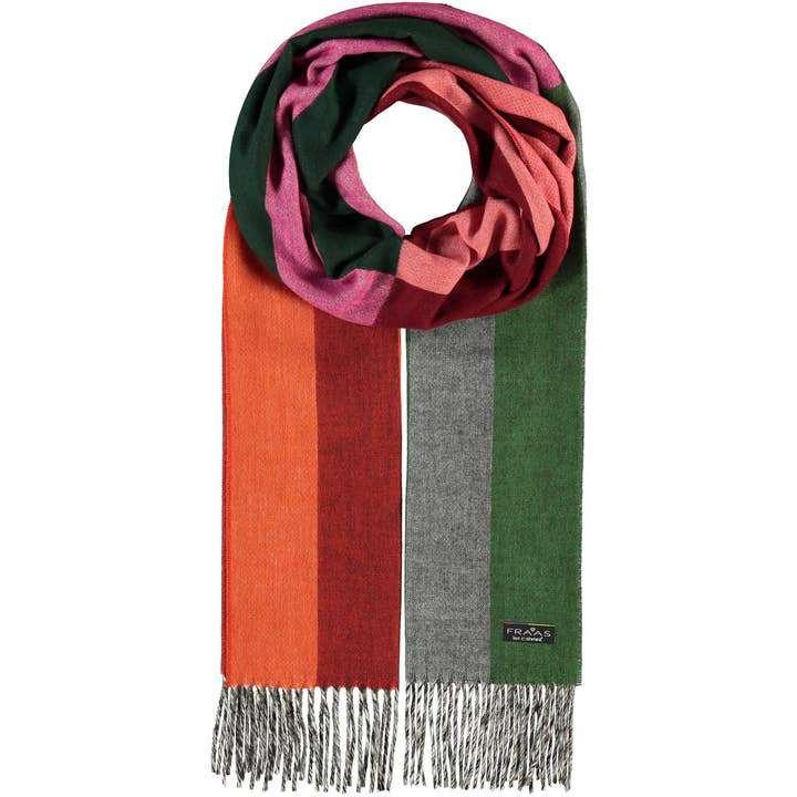 FRAAS - The Scarf Company - Wholesale Scarf - Women's - Artist Stripes Oversized Cashmink® Scarf3