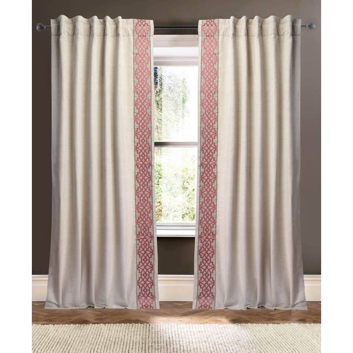 Creative Threads, Inc. - Wholesale Curtain - Fusion Natural 108" Linen Cotton Blend Drape