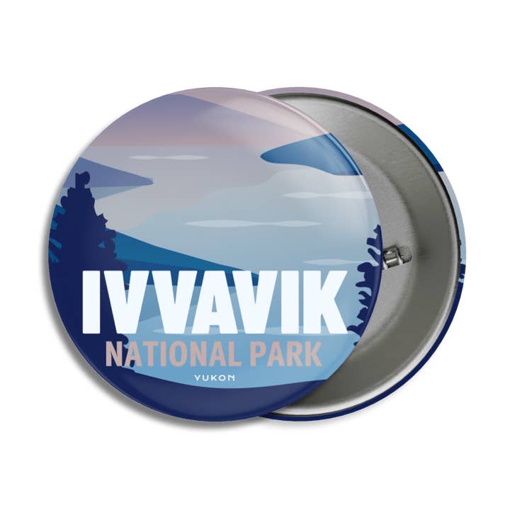 Pinback-knop in het nationale park Ivvavik van Canada voor wholesale door Canada Untamed
