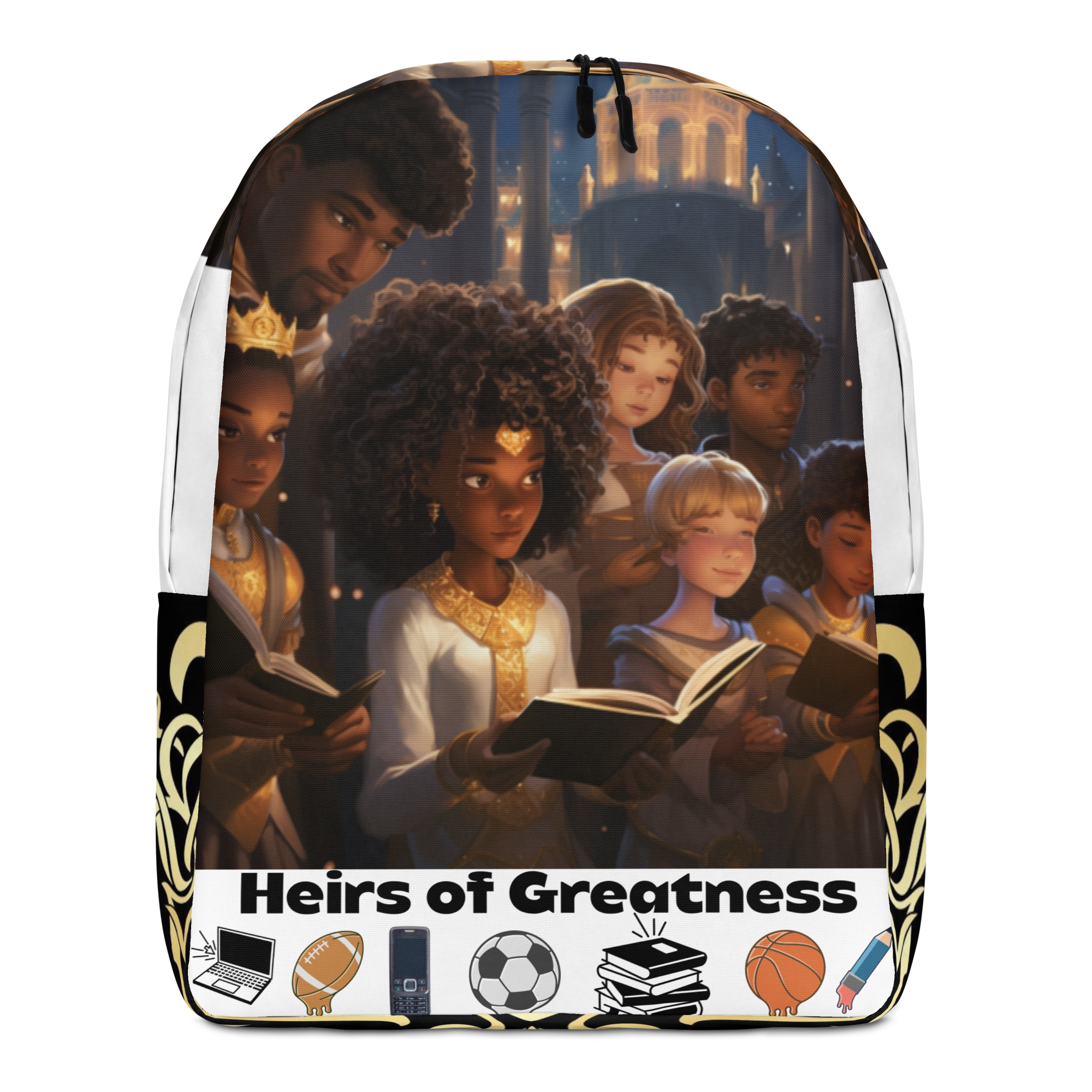 Diamond Eyes Enterprises - Wholesale Backpack - Unisex - Heirs of Greatness Backpack Collection3