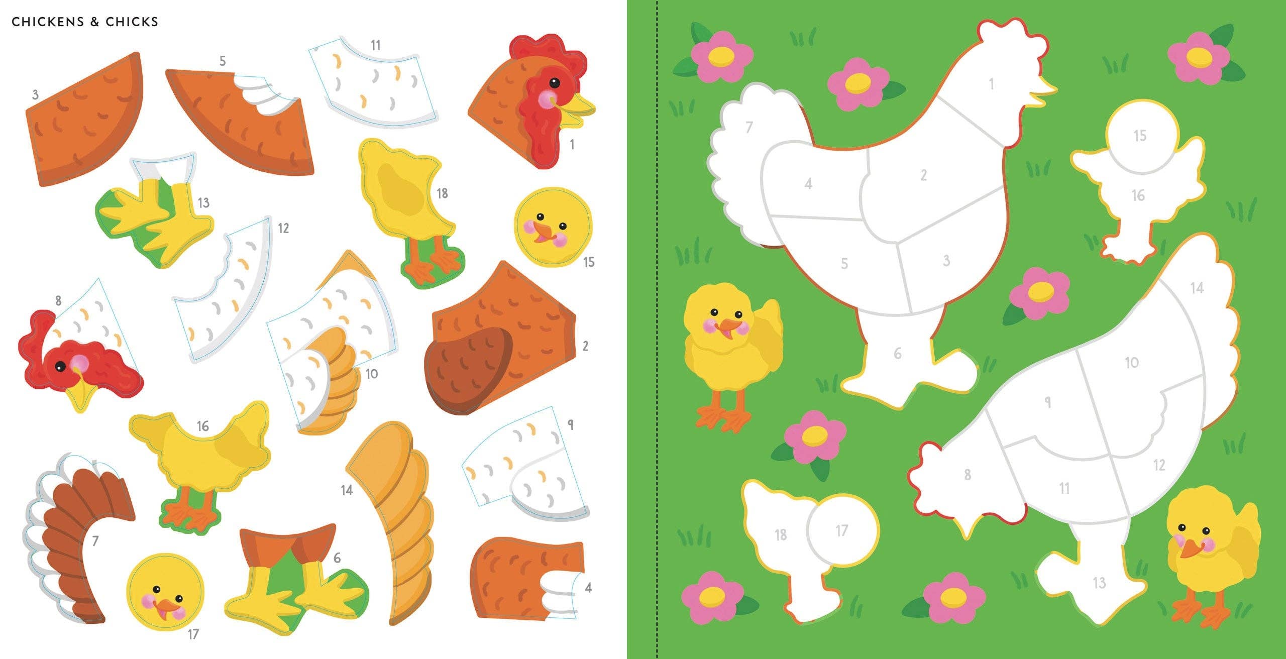 Peter Pauper Press - Wholesale Sticker - Kids & Baby - My First Color-By-Sticker Book -- Farm Animals3