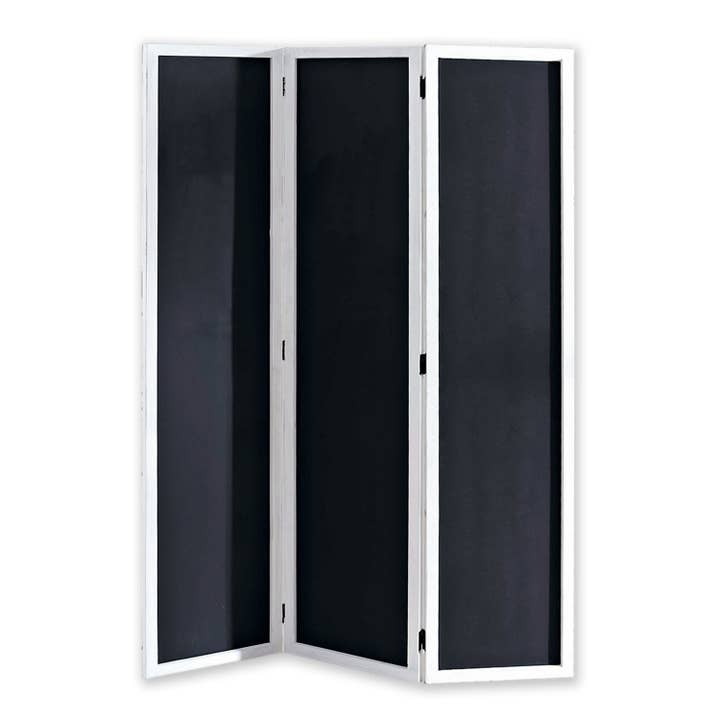 Chalkboard Screen Gems 3 Panel Room Divider for wholesale by Screen Gems