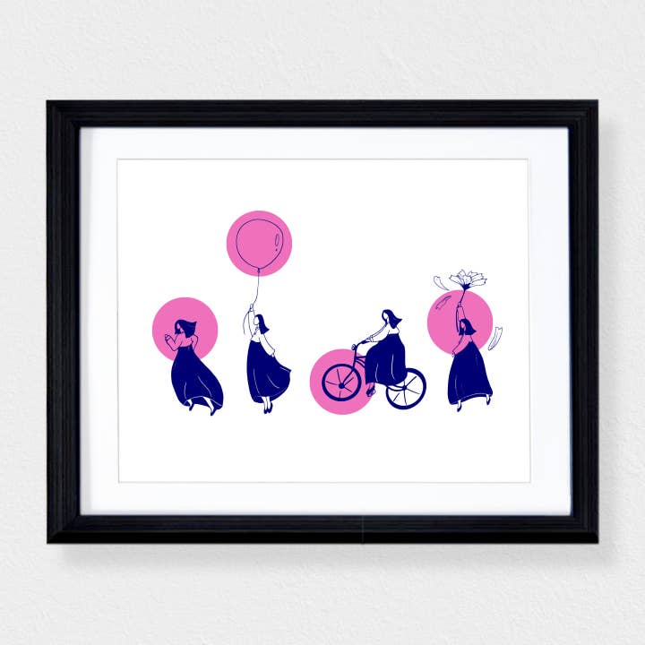 Daglig Hanbok | Risograph Print 8x10 for engroshandel hos And Studio