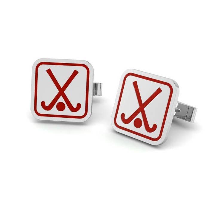 Sport Republic - Vente Boutons de manchette - Boutons de manchette pour hockey sur gazon2