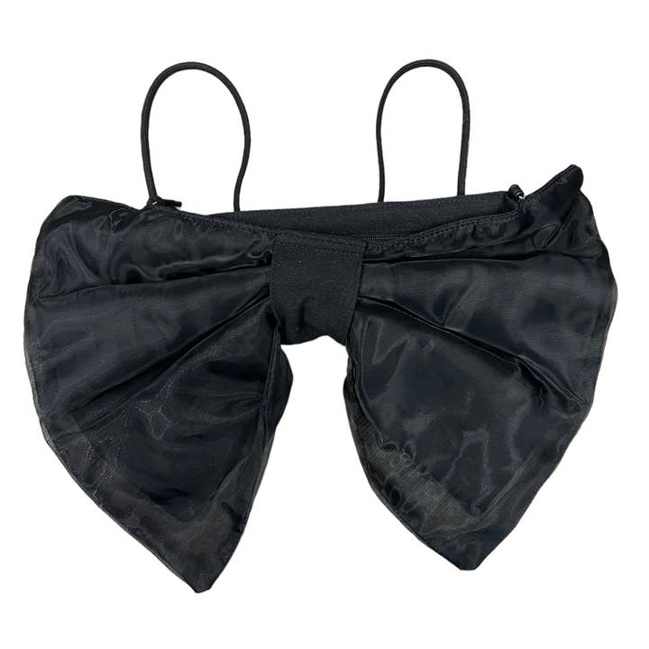 Bow Backpack Tulle Black for wholesale by ILLYTRILLY