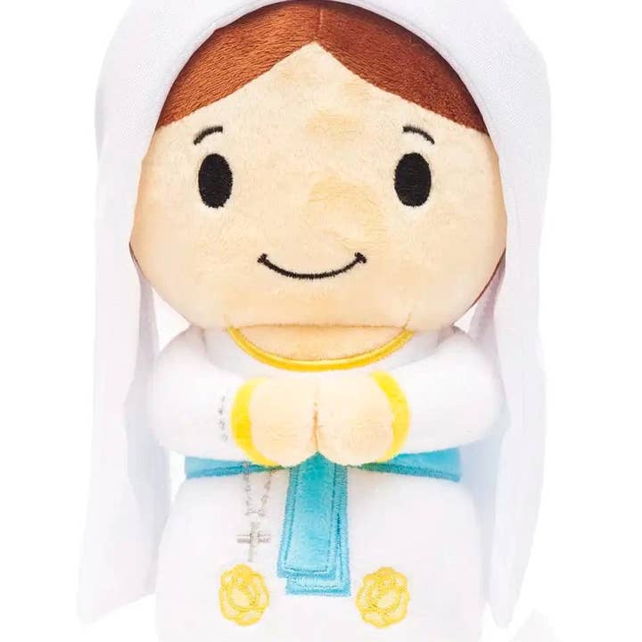 Little Drops of Water® - Wholesale Stuffed/Plush Toy - Kids & Baby - Our Lady Lourdes Catholic Plush Doll 8" | Healing Grace