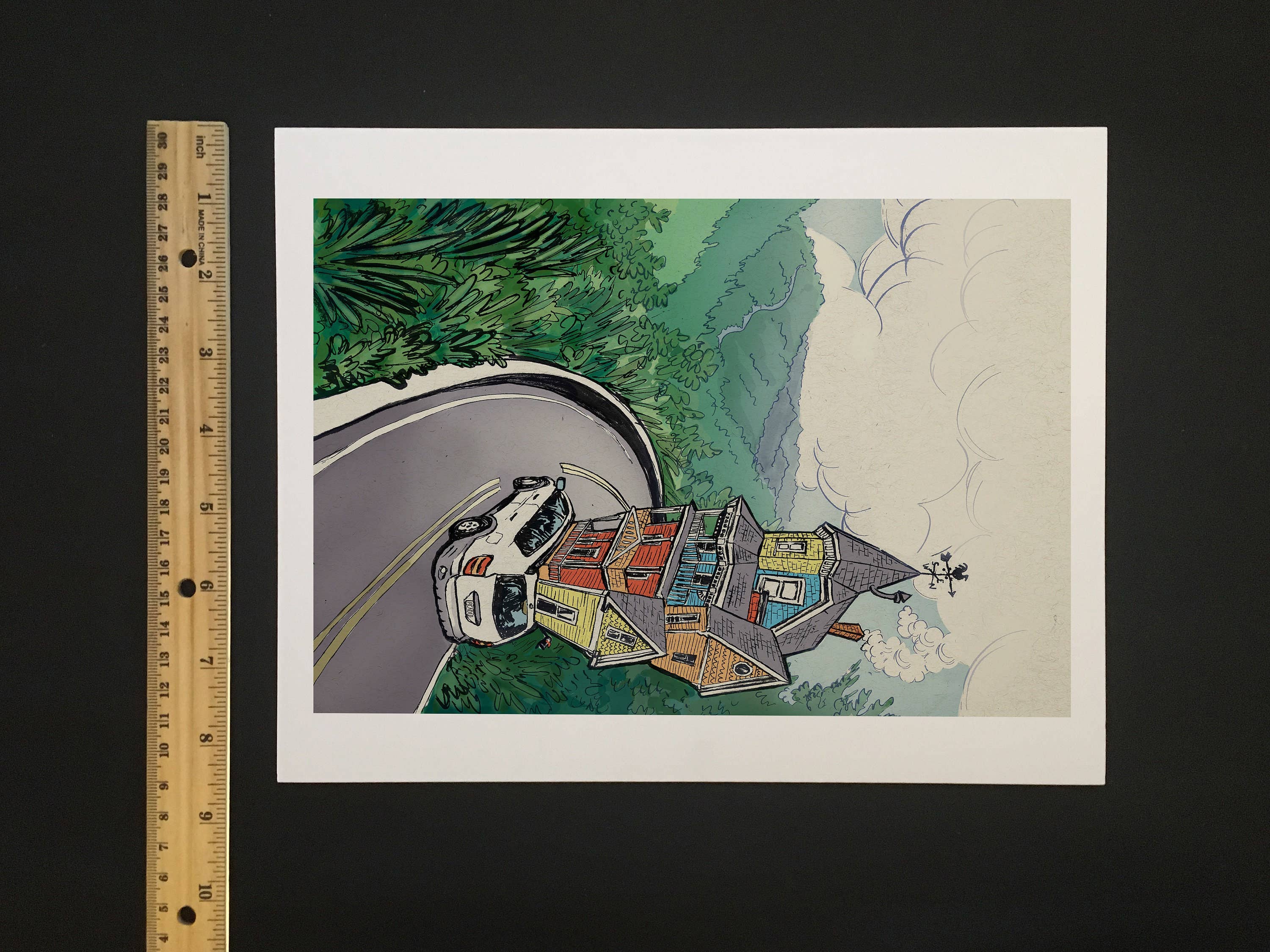 Esther Sketch - Wholesale Art Print - Road Trip Print 8.5"x11"6