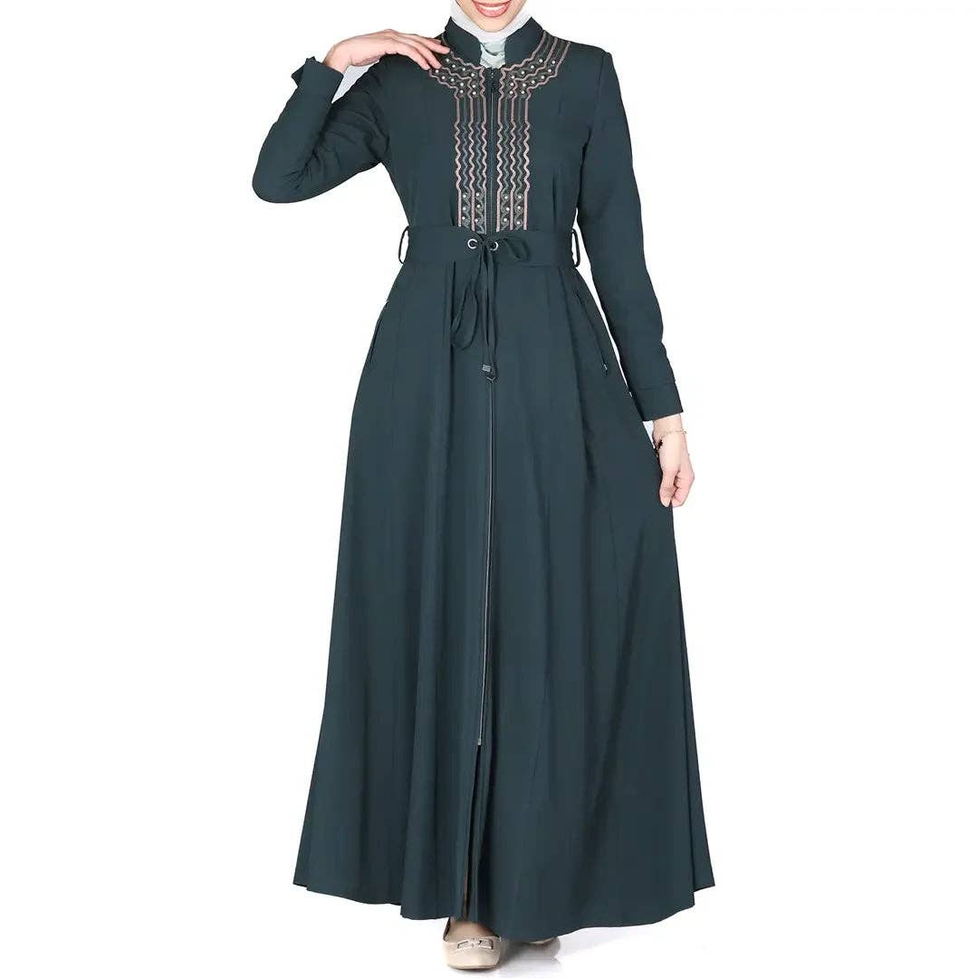 Palestinian Elegance - Wholesale Dress - Women's - Elegant Lulu's Jilbab: Luxurious Design and Comfort for Every Occasion6