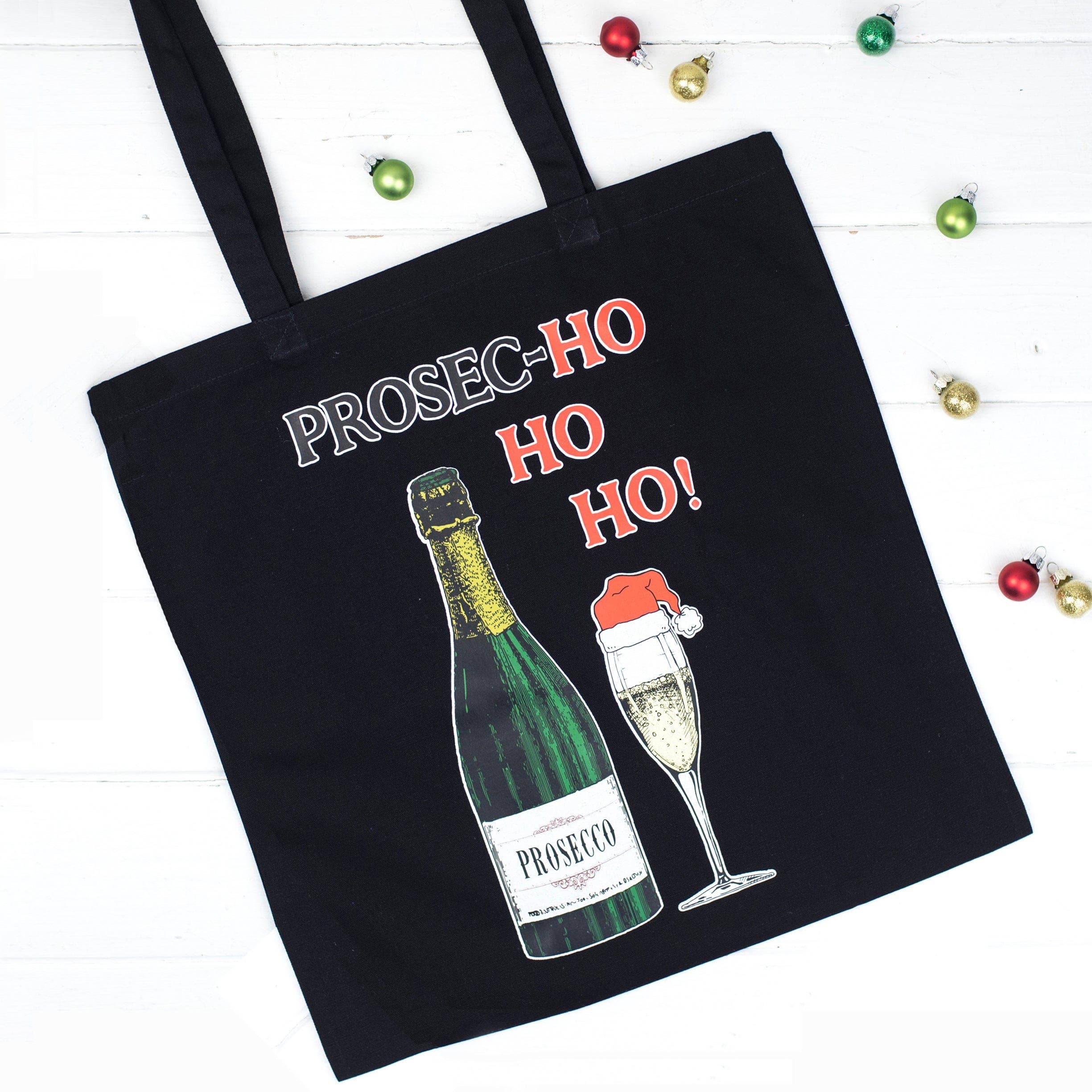 Of Life & Lemons – wholesale Tote bag – Unisex – Prosecco Christmas Tote Bag0