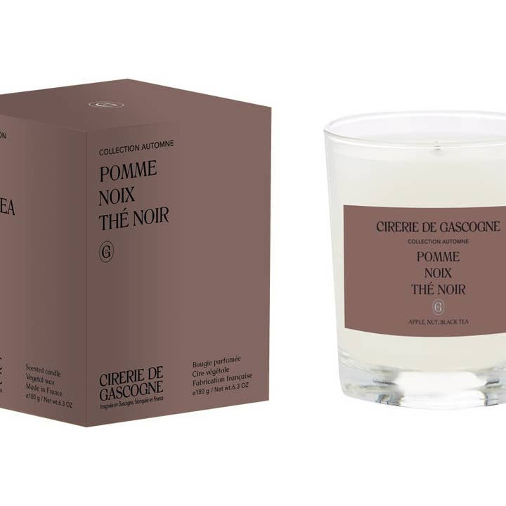 CIRERIE DE GASCOGNE - Vendita all'ingrosso Candela in vasetto - Bougie profumata Pomme-thé noir-noix