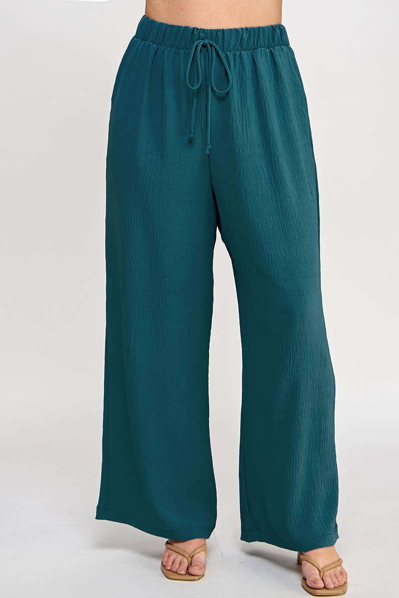 Haute Fox Plus Size & Contemporary - Vente Pantalon – femme - Pantalon tissé grande taille à jambes larges NK18360-P3