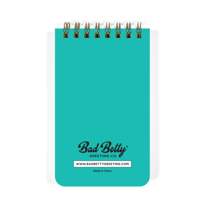 Bad Betty Greeting Co. - Wholesale Notepad - Juicy Gossip - Funny 3x5 Spiral Memo Notepad
