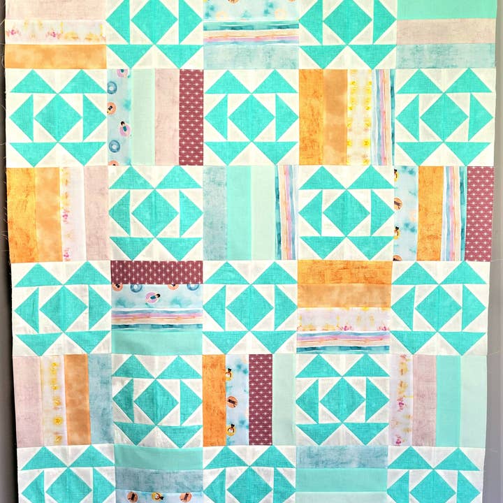 Purple Daisy Quilt Designs - Wholesale Quilt - Clara Quilt Pattern4