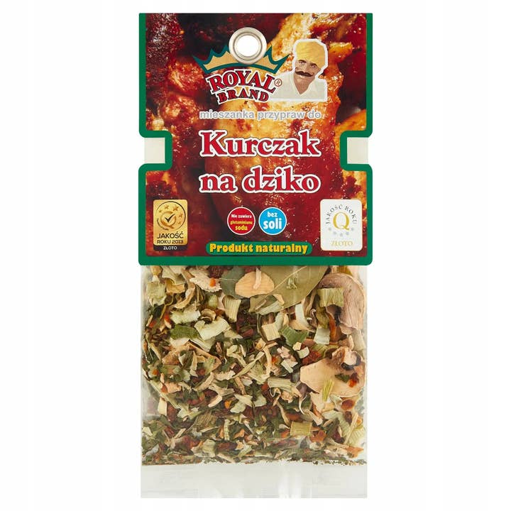 Royal Brand - Wholesale Rub - Przyprawa do kurczaka na dziko 50g BEZ SOLI PRZYPRAWA DO KURCZAKA