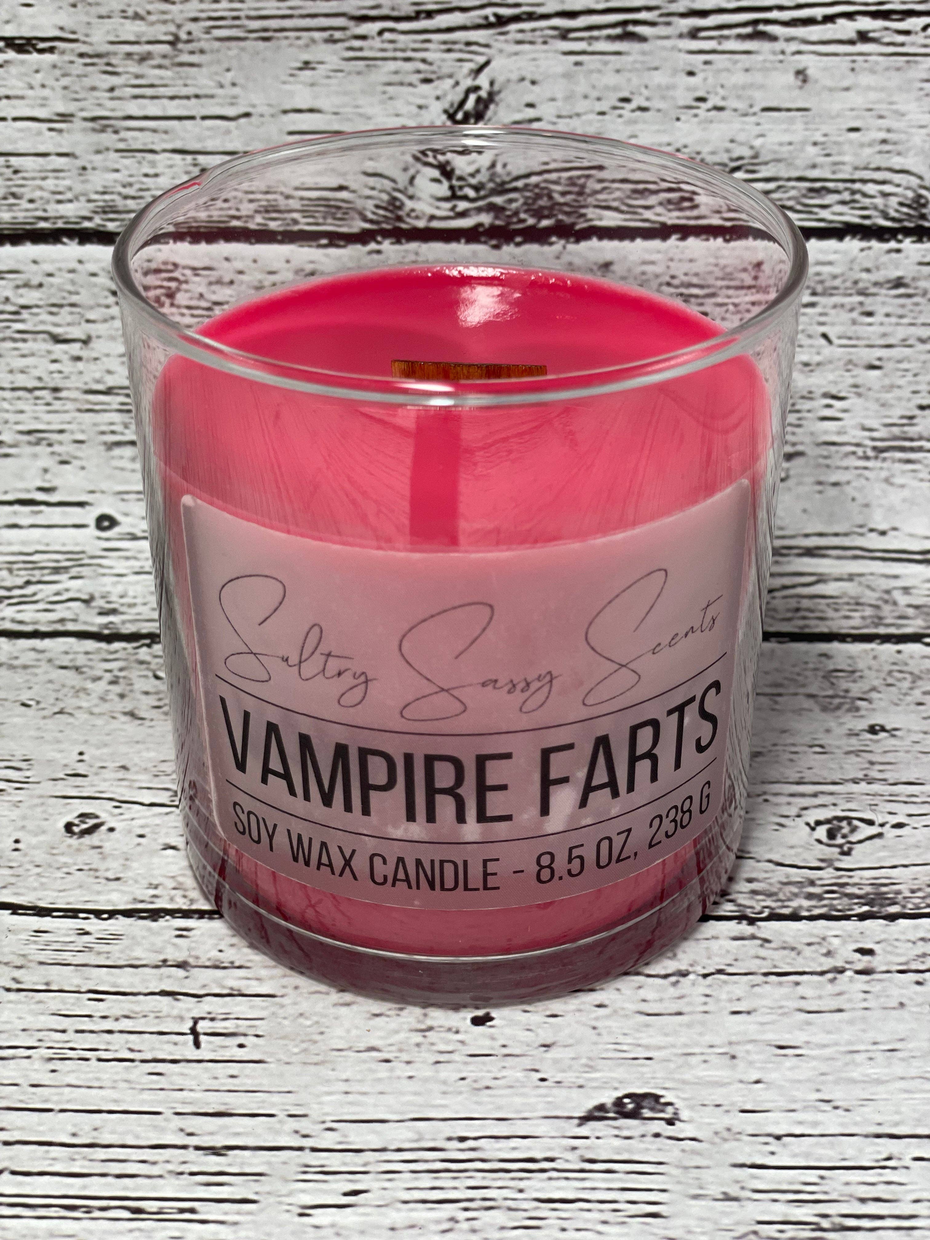 Sultry Sassy Scents - Vente Bougie en bocal - Vampire Farts - Bougie en cire de soja0