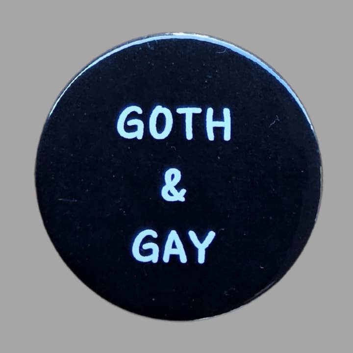 Badges gothiques et gays badges gothiques, Badges épingle gothiques badges gays pour la vente par sent with Pride