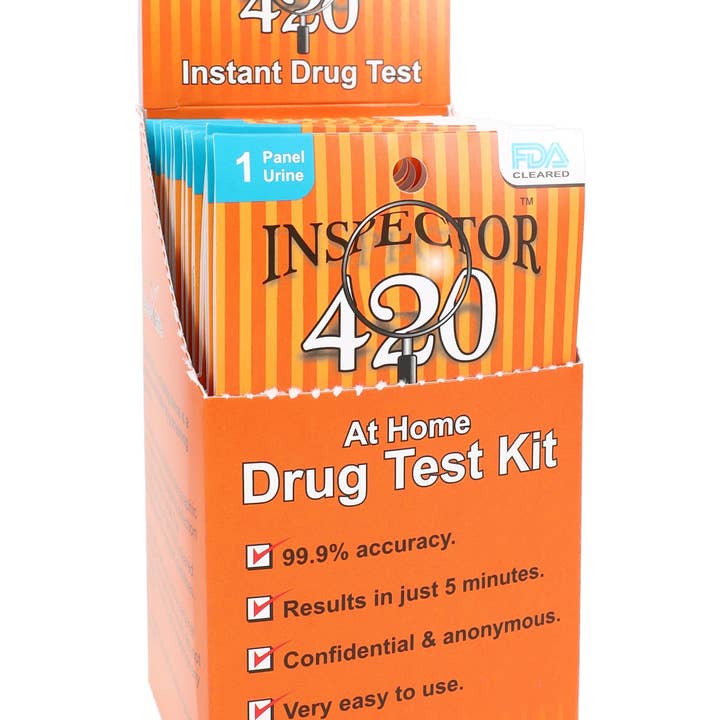 SPS Wholesale Inc - Wholesale Oral Supplement/Vitamin - Inspector 420 1-Panel THC Drug Test Kit - DT1191